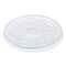 Dart Plastic Lids for Foam Cups and Containers Fits 32 oz./44 oz./60 oz. Hot Cups - Translucent (1000/Carton)